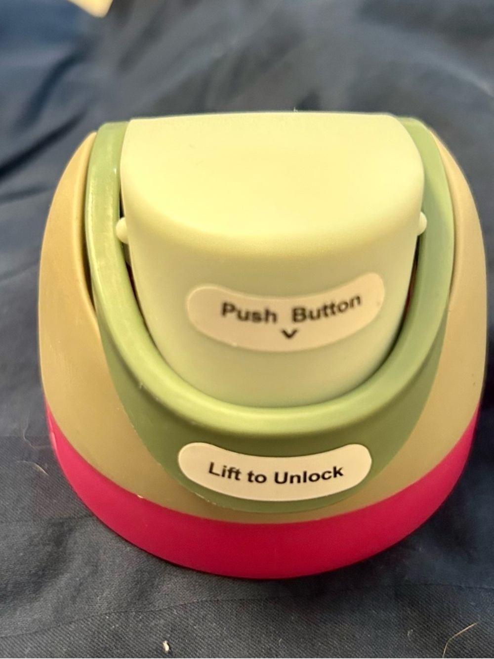 NWOT : OWALA pink, cream and green Water Bottle replacement Lid